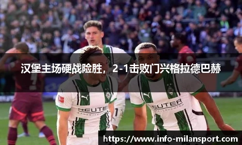 汉堡主场硬战险胜，2-1击败门兴格拉德巴赫